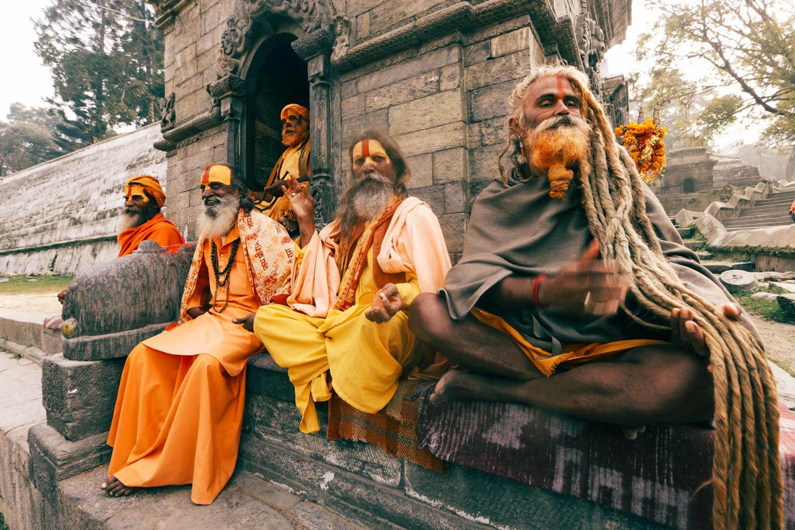 Devotional Ritual Scene